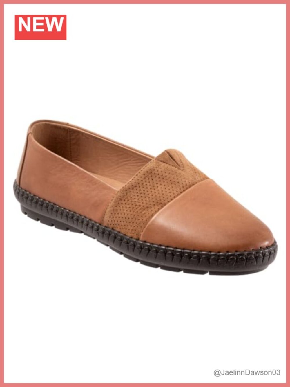 Trotters Women's Leather Moc Toe Slip-On Loafers Comfortable Lightweight